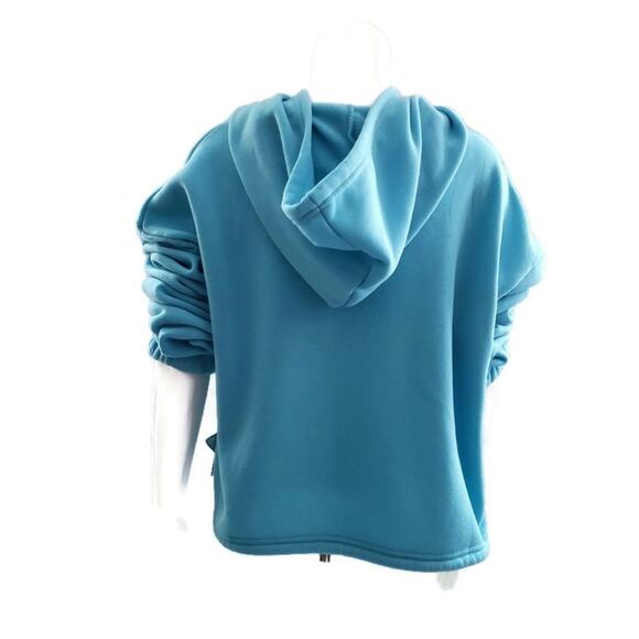 Roma Concepts Women's Draw String Hem Cropped Hoodie 1X - Picture 6 of 12